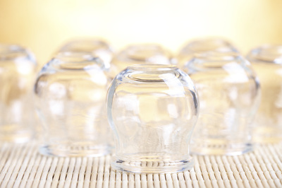 picture of multiple glass cupping cups on a table